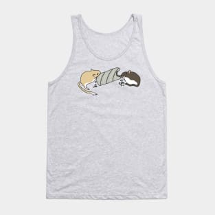 Cute gerbils with cardboard tube Tank Top